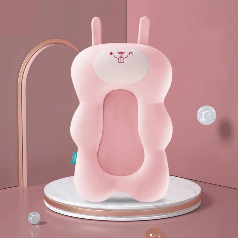 Tapis de bain antidérapant pour bébé, coussin de soutien et de sécurité pour nouveau-né, oreiller doux en forme d'animal, accessoires de soin.