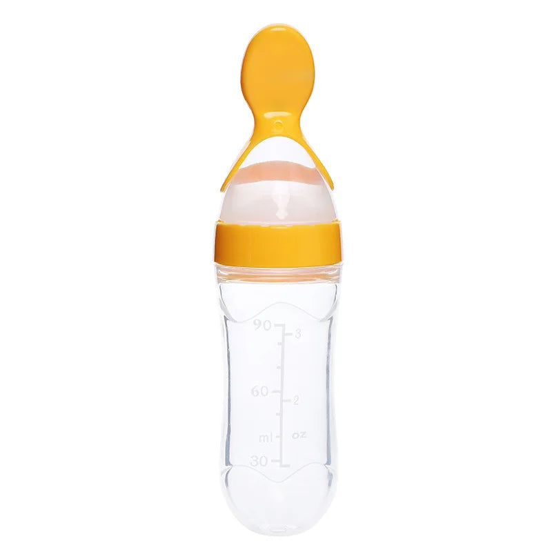 Cuillère pour biberon de 90 ml, idéale pour l'apprentissage de l'alimentation des bébés et l'alimentation complémentaire. Sans BPA.