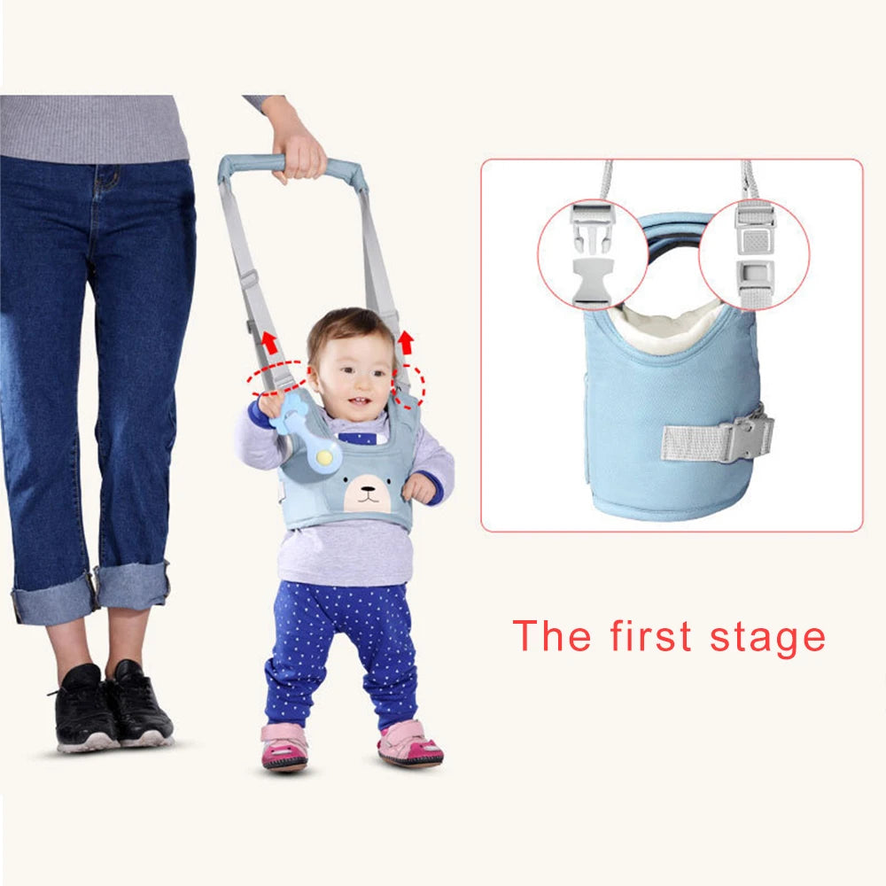 Ceinture d'apprentissage pour bébé, trotteur, corde pour tout-petit, siège de marche pour garçon ou fille, ceinture anti-chute, corde de traction double usage pour enfant.