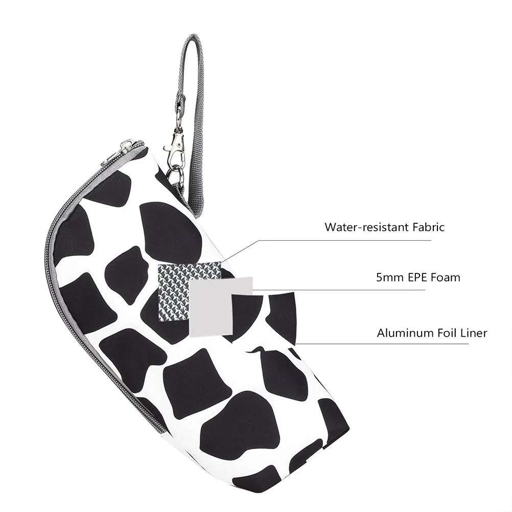 Sac isotherme léger en tissu Oxford pour biberon, pochette pour biberon de voyage, accessoire pour poussette.