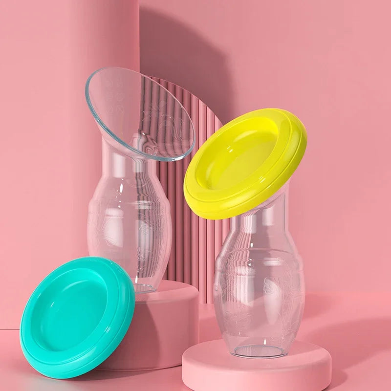 Tire-lait manuel pour bébé, collecteur de lait maternel avec correction automatique, en silicone PP sans BPA.