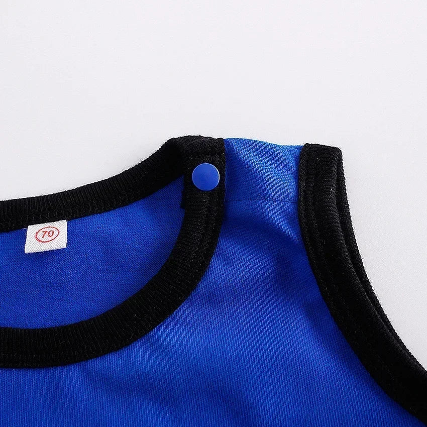 1 Set Rompers Basketball Kids Clothes Infantil Baby 23 Sport Clothing 18 Newborn Baby Rompers Cute Boys Girl Jumpsuits Blue