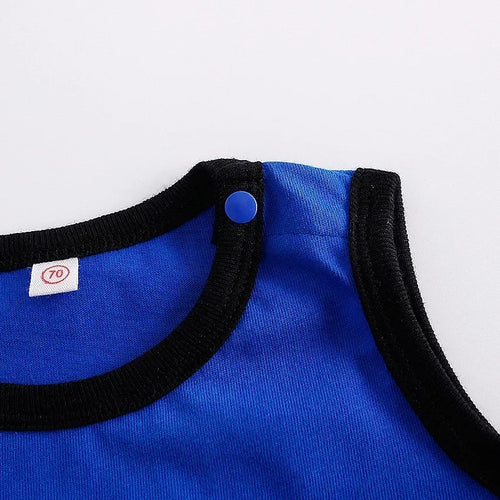 1 Set Rompers Basketball Kids Clothes Infantil Baby 23 Sport Clothing 18 Newborn Baby Rompers Cute Boys Girl Jumpsuits Blue