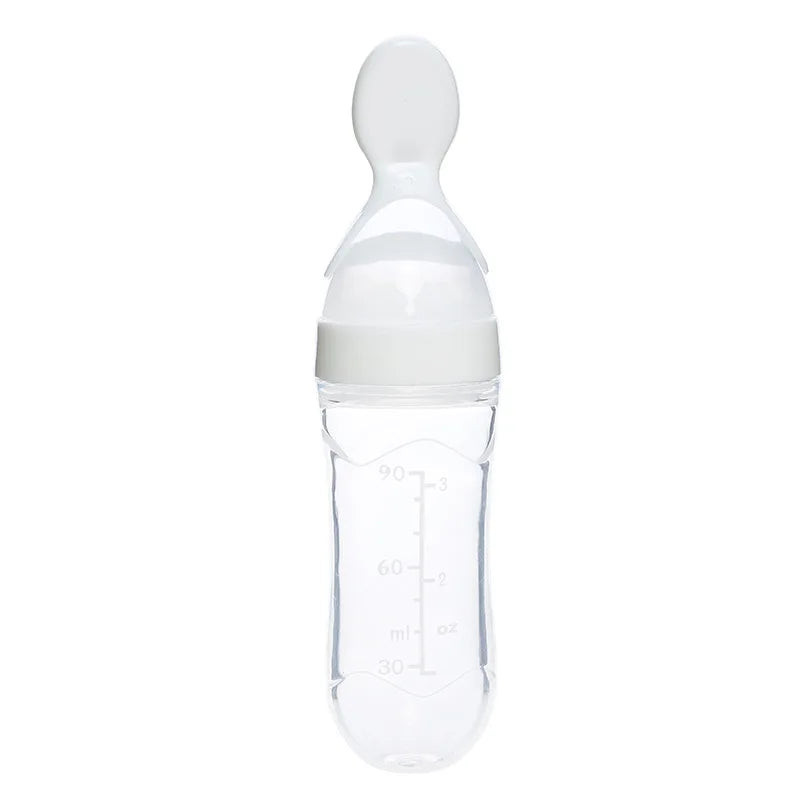 Cuillère pour biberon de 90 ml, idéale pour l'apprentissage de l'alimentation des bébés et l'alimentation complémentaire. Sans BPA.