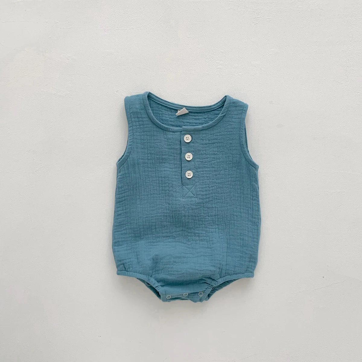Baby Infant Newborn Girls&boys Comfort Button Sleeveless Romper Jumpsuit Bodysuit Summer Clothes