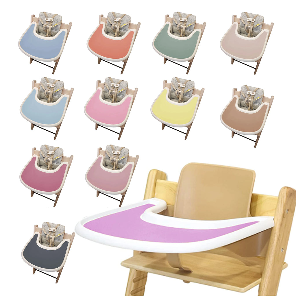 1 pièce - Tapis de table en silicone anti-trébuchement facile à nettoyer, tapis de repas pour bébé, plateau plat pour chaise haute.