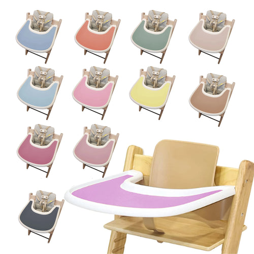 1 pièce - Tapis de table en silicone anti-trébuchement facile à nettoyer, tapis de repas pour bébé, plateau plat pour chaise haute.