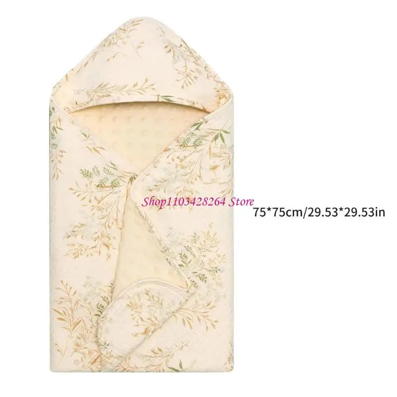 Serviette de bain bébé à capuche, double face, en coton, multi-usage, accessoire de bain