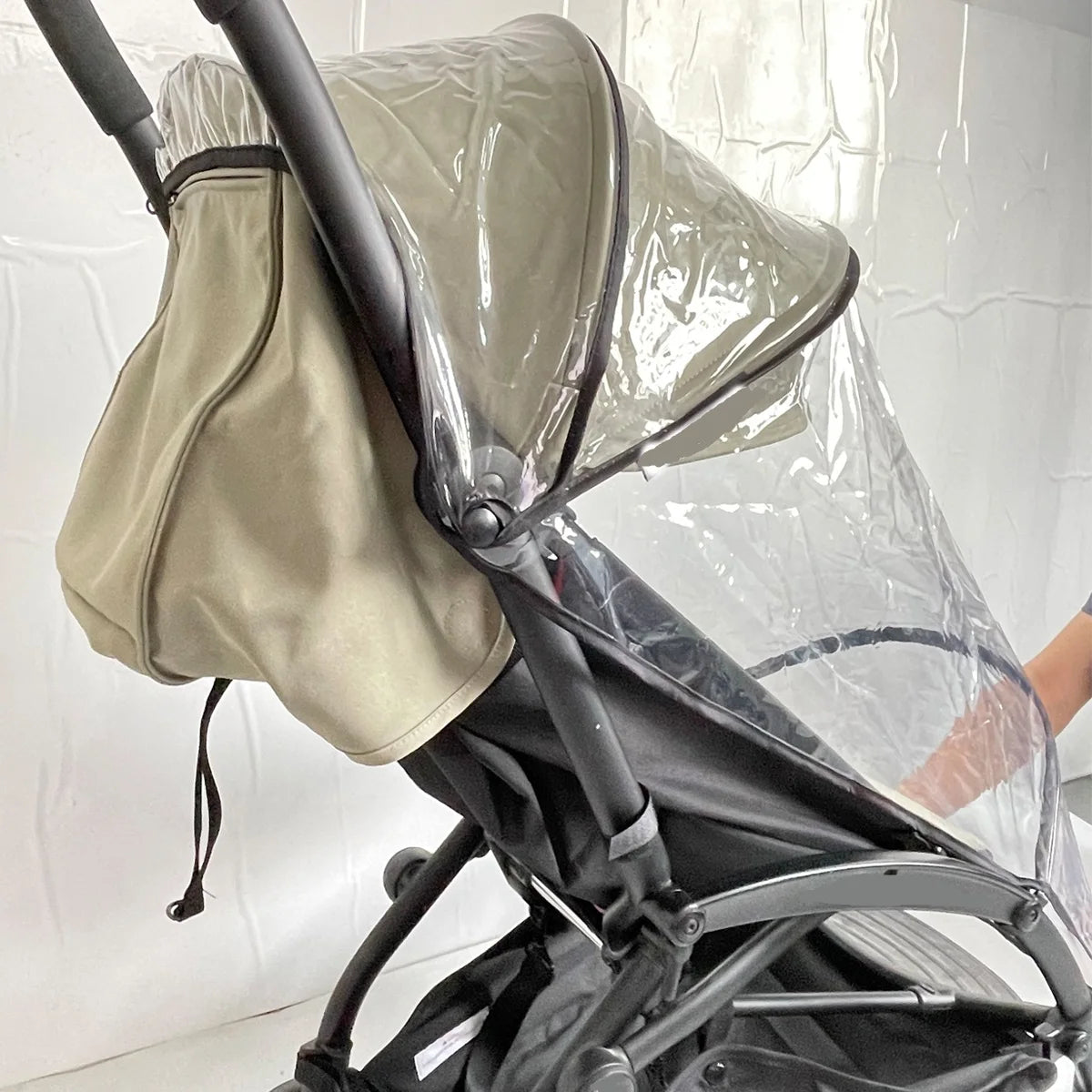 COLU KID® Accessoires pour poussette bébé Housse de pluie imperméable en EVA compatible avec les poussettes Yoyo, Yoyo2 et Yoya