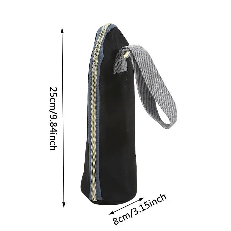 Sac isotherme portable pour biberon, imperméable et chauffant, idéal pour les poussettes et les accessoires d'allaitement.
