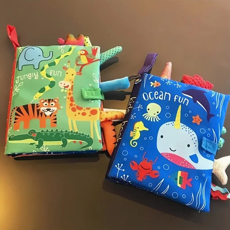 Hochets et mobiles pour bébé, jouet en tissu doux, livre à suspendre pour poussette, jouets d'éveil et cadeaux pour enfants.