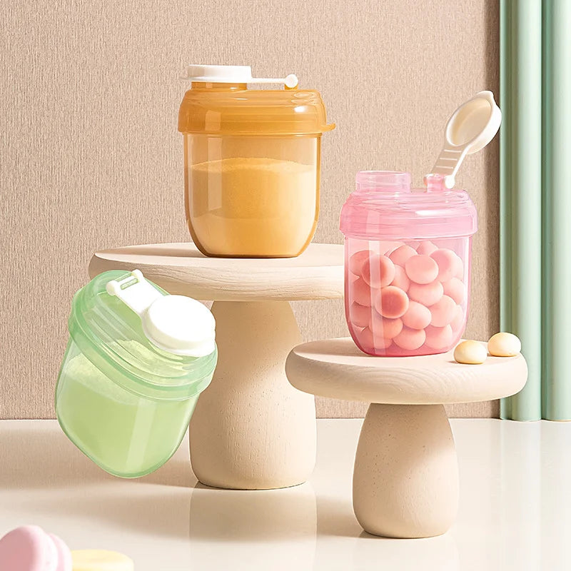 Boîte de lait en poudre pour bébé de 40 grammes, gourde portable, contenant alimentaire en PP pour le rangement des collations des enfants, bouteilles de voyage.
