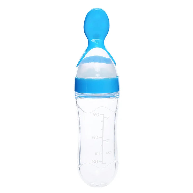 Cuillère pour biberon de 90 ml, idéale pour l'apprentissage de l'alimentation des bébés et l'alimentation complémentaire. Sans BPA.