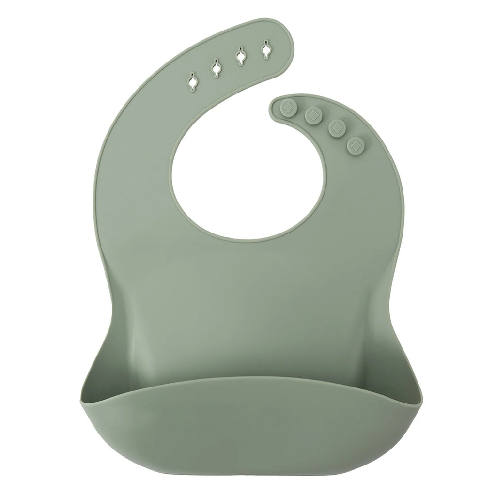 Bavoir bébé en silicone imperméable Color Kids (1 pièce) - Accessoire d'alimentation pour nouveau-né - Bavoir anti-bave - Cadeau de Noël pour bébé.