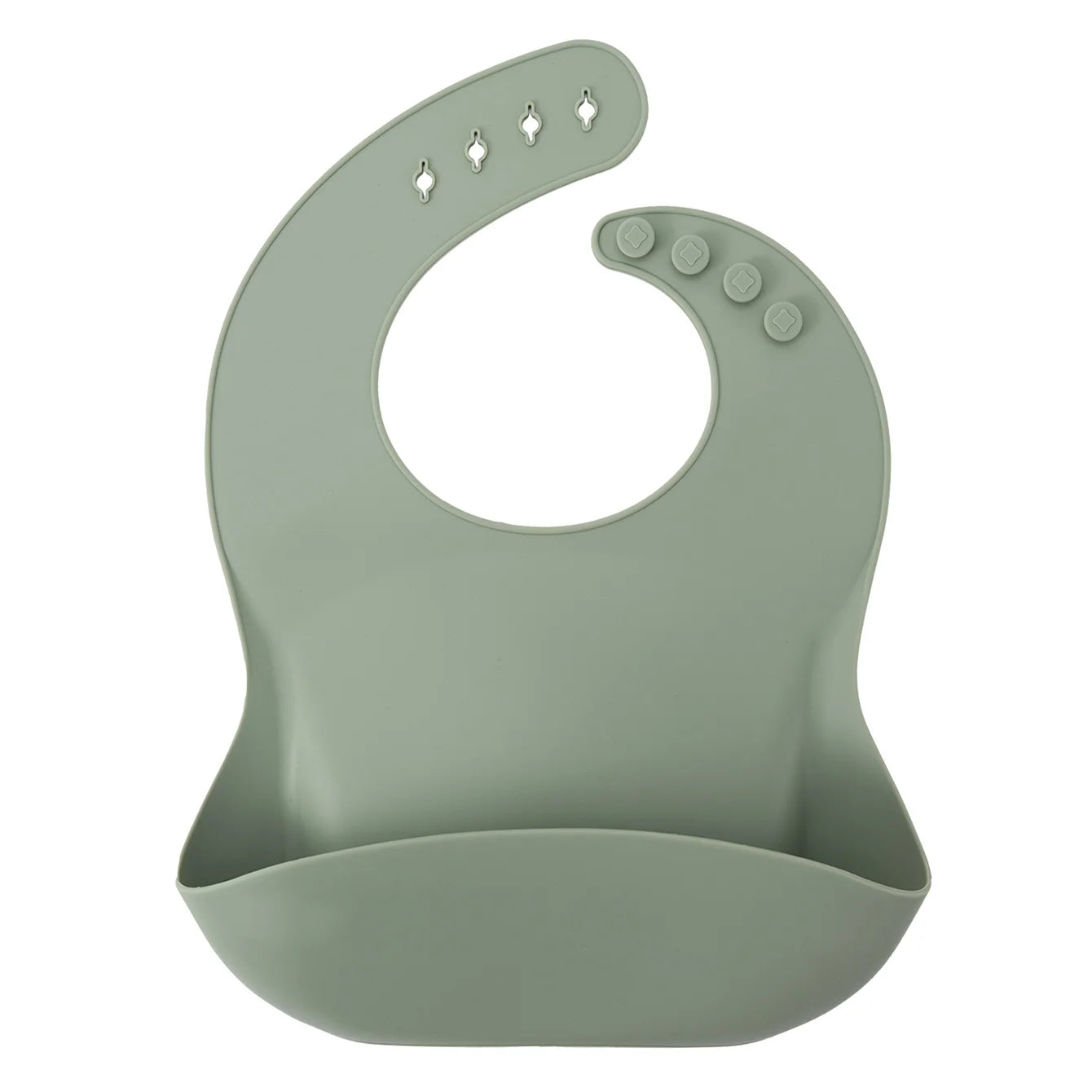 Bavoir bébé en silicone imperméable Color Kids (1 pièce) - Accessoire d'alimentation pour nouveau-né - Bavoir anti-bave - Cadeau de Noël pour bébé.