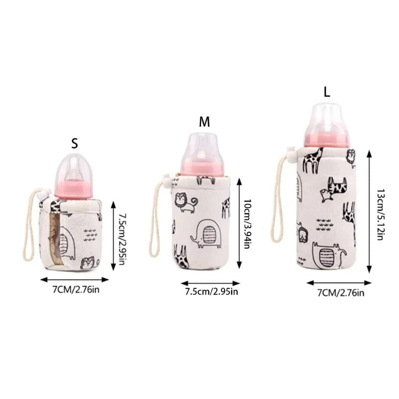 Sac à biberon J15U pour poussette, voyage et extérieur, porte-biberon lavable, chauffe-biberon isotherme.