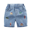 IENENS Short en jean décontracté pour bébé garçon et fille, vêtements d'été pour enfants, shorts courts, vêtements pour garçons de 2 à 8 ans, shorts en jean amples pour garçon.