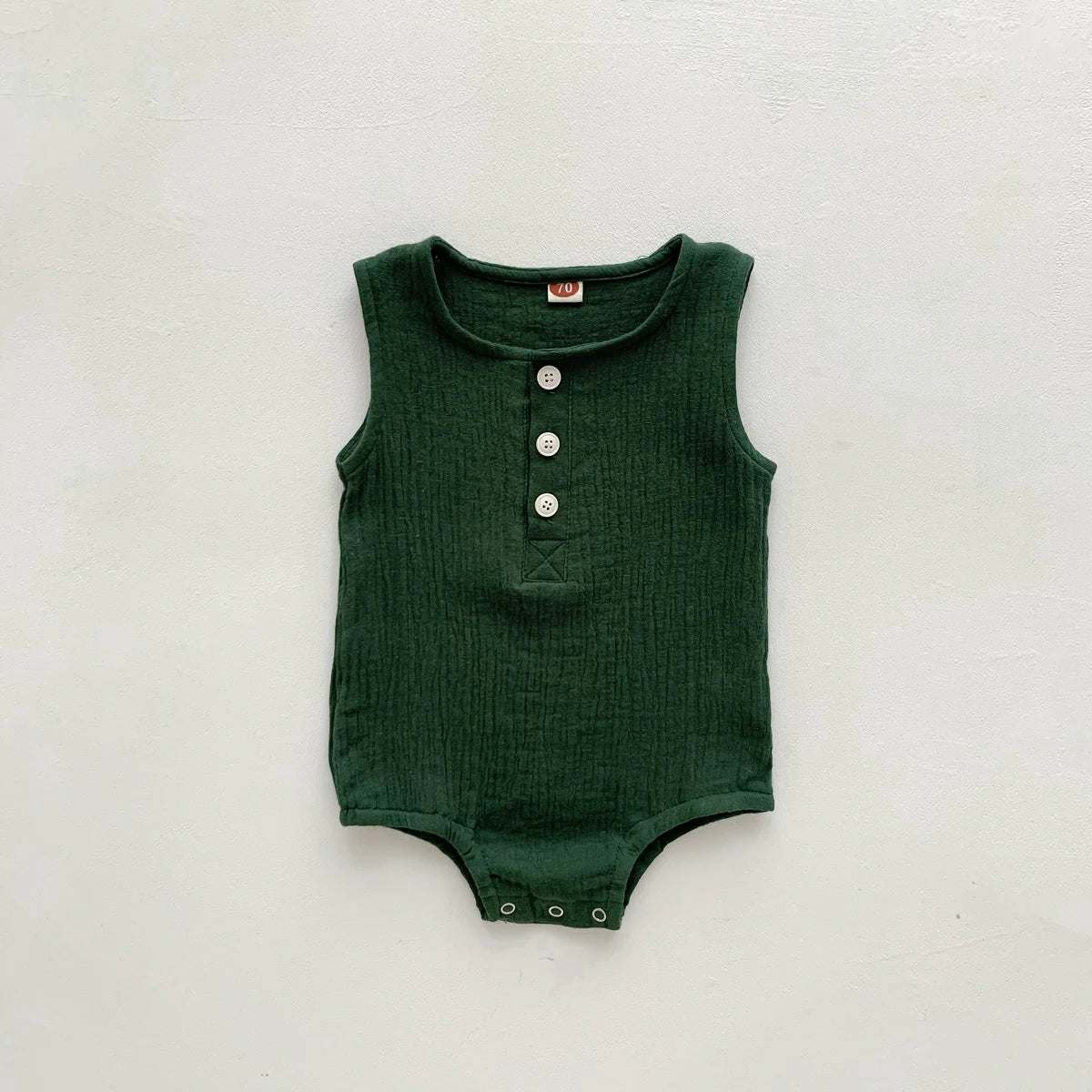 Baby Infant Newborn Girls&boys Comfort Button Sleeveless Romper Jumpsuit Bodysuit Summer Clothes