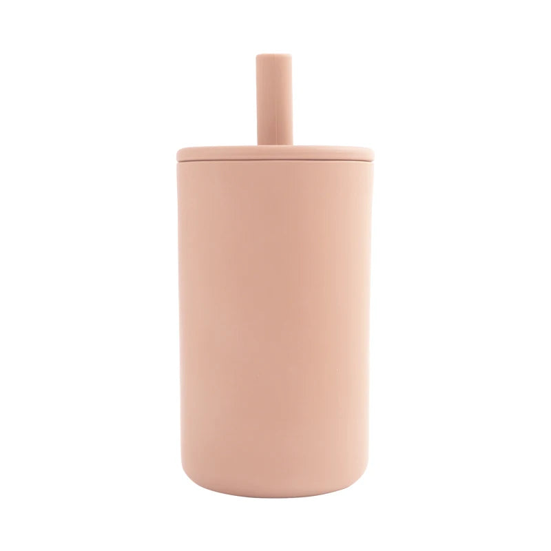 Gobelets d'apprentissage pour bébés, tasses à paille souple, biberons, vaisselle pour enfants, sans BPA, accessoires pour nouveau-nés.