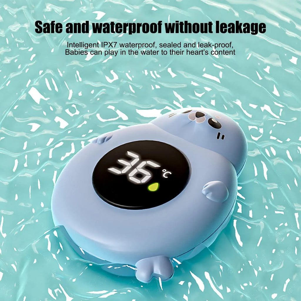 Thermomètre de bain pour bébé avec affichage numérique LED, indicateur de température de l'eau, tube de bain flottant, jouet de sécurité pour une utilisation quotidienne en famille