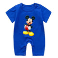 Summer Newborn Baby Romper Cartoon Mickey Minnie Mouse Print Boy Girl Jumpsuit Roupas Bebe Infant Clothes Toddler Pajamas Outfit