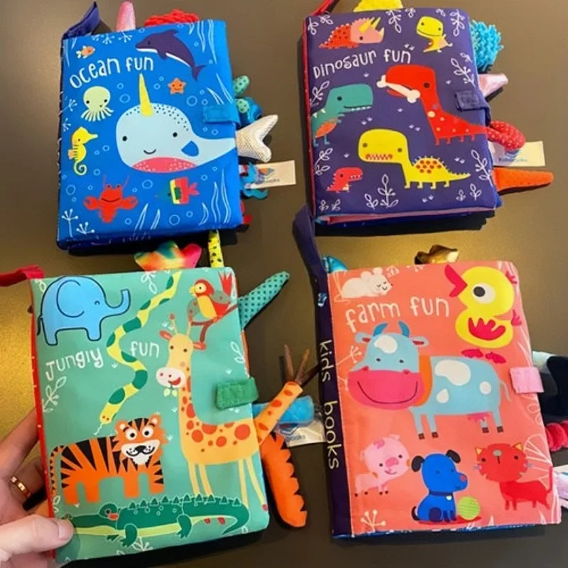 Hochets et mobiles pour bébé, jouet en tissu doux, livre à suspendre pour poussette, jouets d'éveil et cadeaux pour enfants.