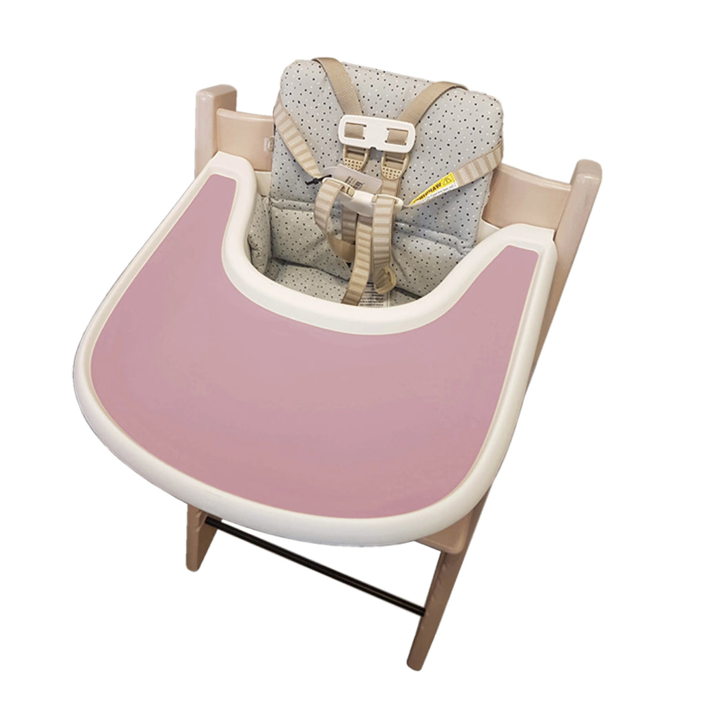 1 pièce - Tapis de table en silicone anti-trébuchement facile à nettoyer, tapis de repas pour bébé, plateau plat pour chaise haute.