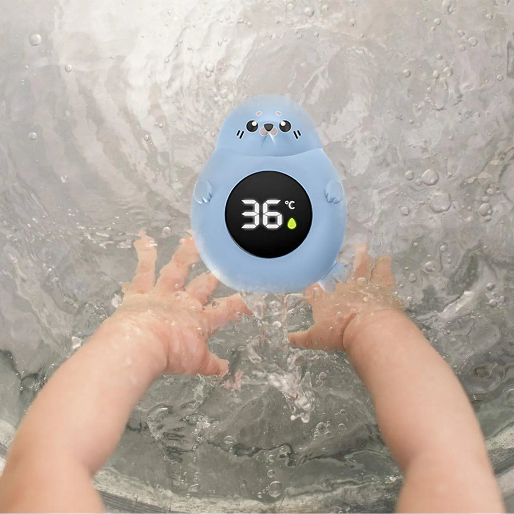 Thermomètre de bain pour bébé avec affichage numérique LED, indicateur de température de l'eau, tube de bain flottant, jouet de sécurité pour une utilisation quotidienne en famille