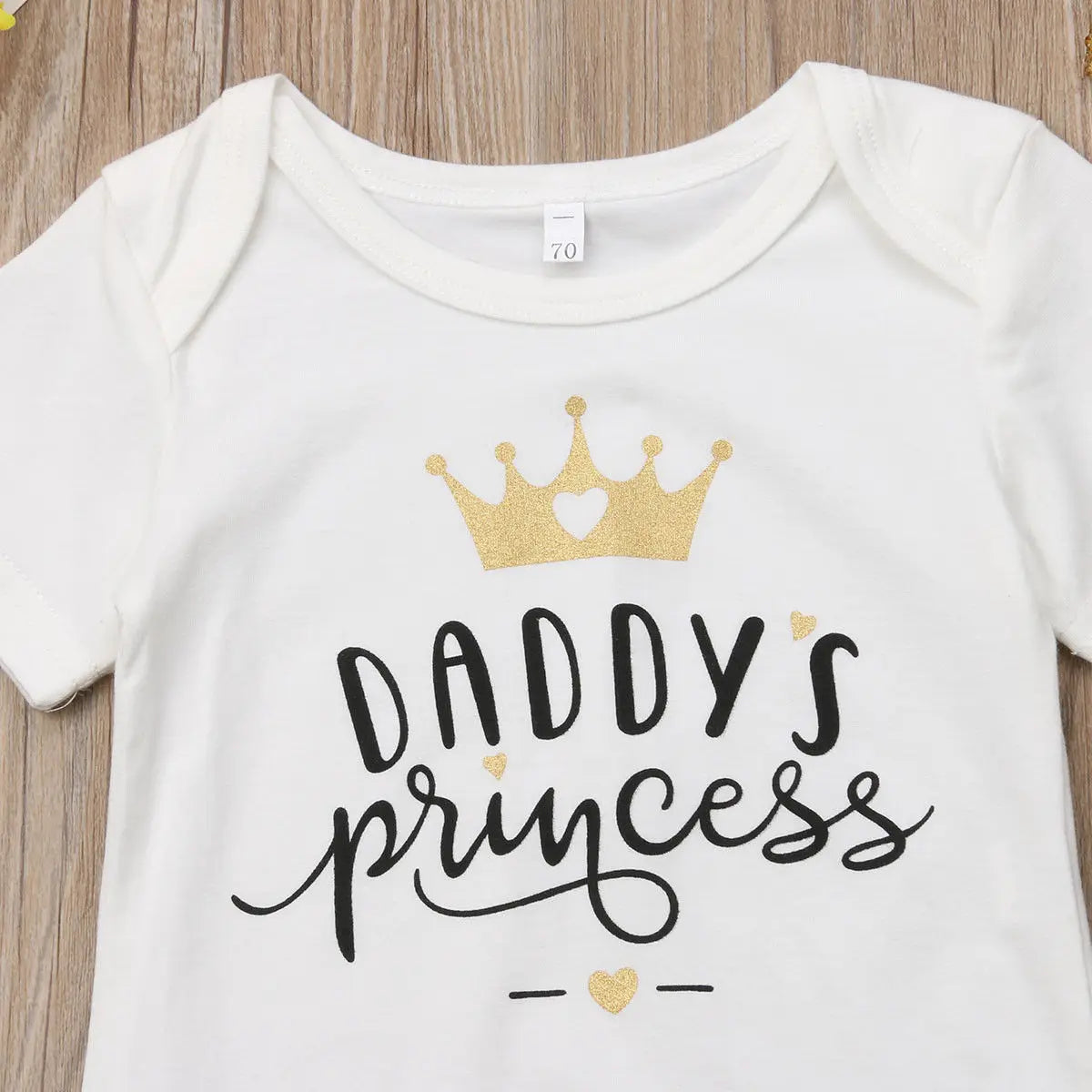 3PCS Cute Newborn Baby Girl Outfits Clothes Tops Bodysuit Shorts Pants Set