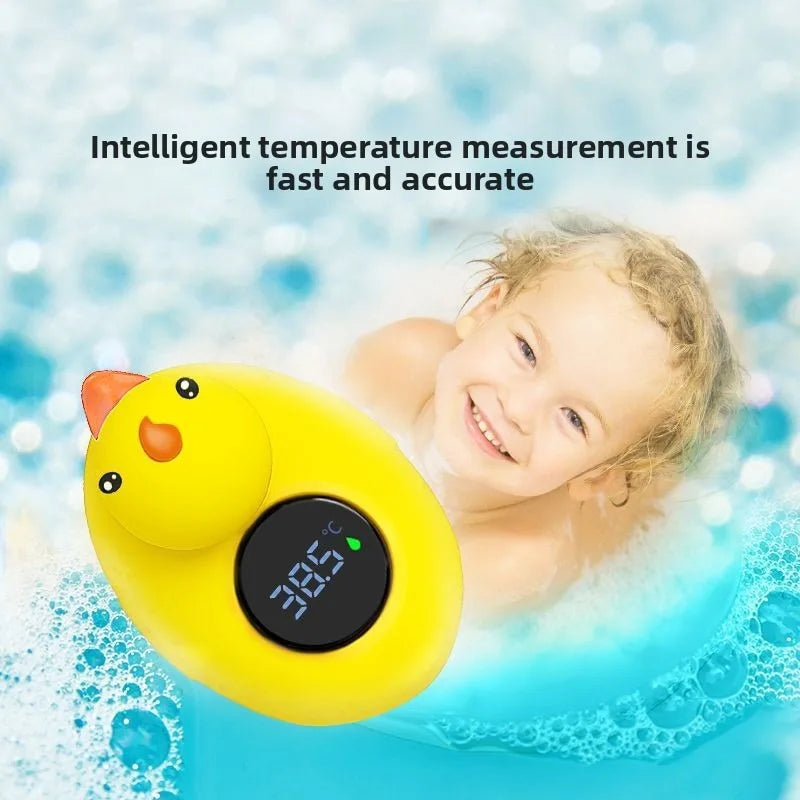Thermomètre de bain numérique pour bébé, jouet flottant étanche, mignon et en forme de canard, pour la chambre d'enfant. Mesure de température de haute précision.