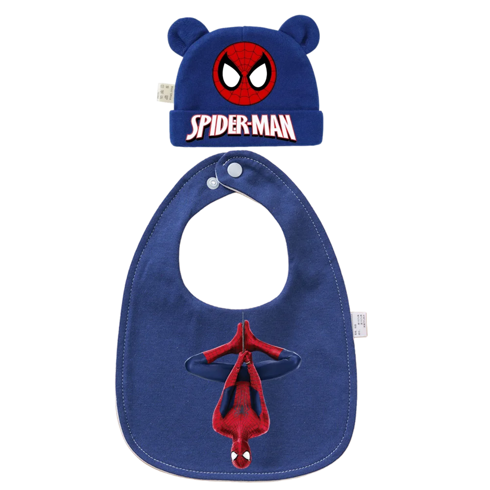 Bavoir mignon pour bébé, bonnet pour nouveau-né, accessoires de vêtements pour enfants (convient aux garçons et aux filles), foulard d'allaitement, écharpe de rot.