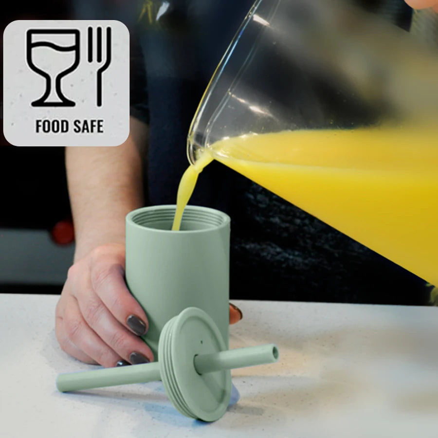 Gobelets d'apprentissage pour bébés, tasses à paille souple, biberons, vaisselle pour enfants, sans BPA, accessoires pour nouveau-nés.