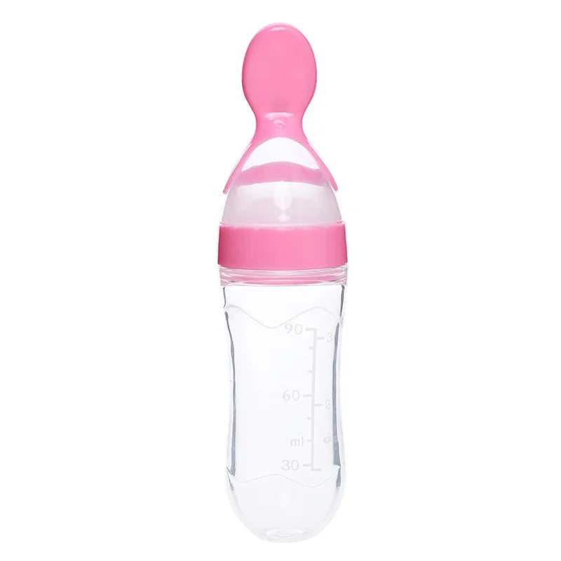 Cuillère pour biberon de 90 ml, idéale pour l'apprentissage de l'alimentation des bébés et l'alimentation complémentaire. Sans BPA.
