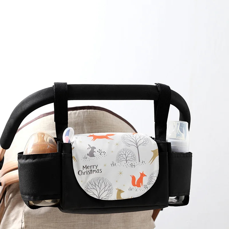 Sac de rangement suspendu pour poussette, sac à suspendre, crochet de voiture BB, accessoires pour sac de rangement pour poussette, sac suspendu pour trolley, anti-vibrations