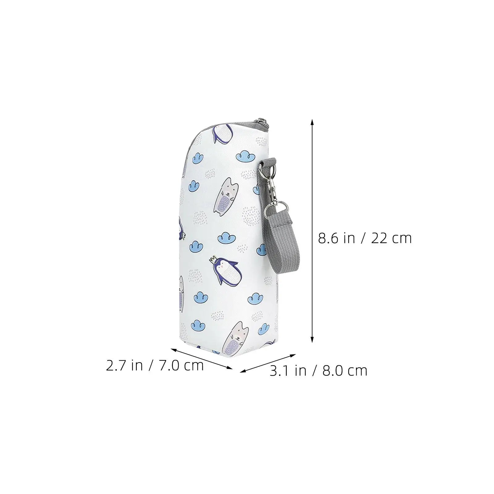 Sac isotherme léger en tissu Oxford pour biberon, pochette pour biberon de voyage, accessoire pour poussette.
