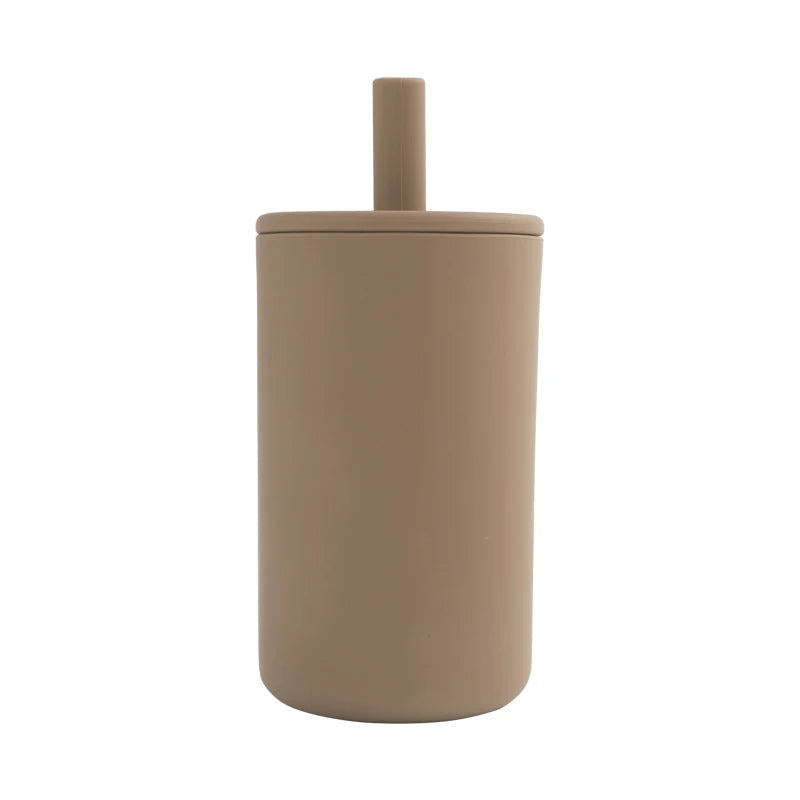 Gobelets d'apprentissage pour bébés, tasses à paille souple, biberons, vaisselle pour enfants, sans BPA, accessoires pour nouveau-nés.