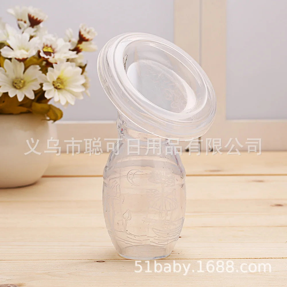 Tire-lait manuel pour l'allaitement, avec collecteur de lait automatique et système de correction automatique. Sans BPA.