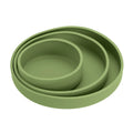 Ensemble de 3 pièces pour l'alimentation de sevrage de bébé : assiettes, bols d'apprentissage, sans BPA, accessoires de table pour tout-petits et nourrissons.