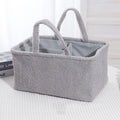 Sac à langer portable et multifonctionnel de grande capacité, avec panier de rangement étanche pour biberons.