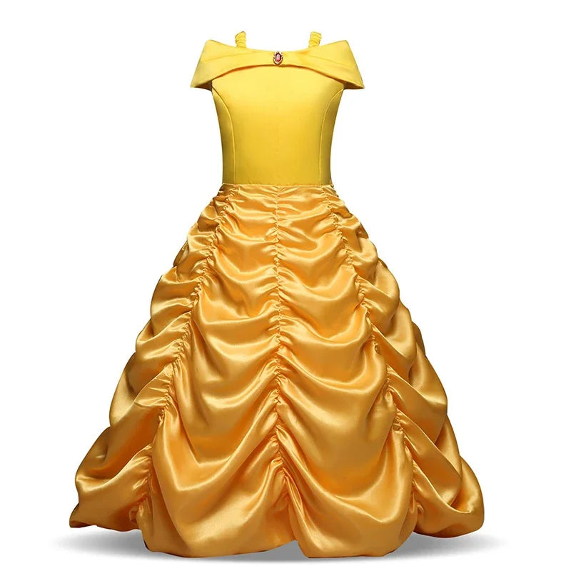Girl Elsa Anna Dress Princess Costume Cinderella Dress Baby Halloween Ariel Carnival Clothes Kids Cosplay Clothes Party Clothing