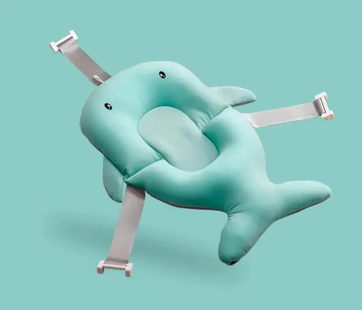 Tapis de bain antidérapant pour bébé, coussin de soutien et de sécurité pour nouveau-né, oreiller doux en forme d'animal, accessoires de soin.