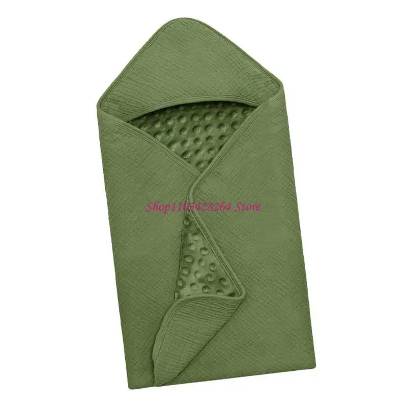 Serviette de bain bébé à capuche, double face, en coton, multi-usage, accessoire de bain