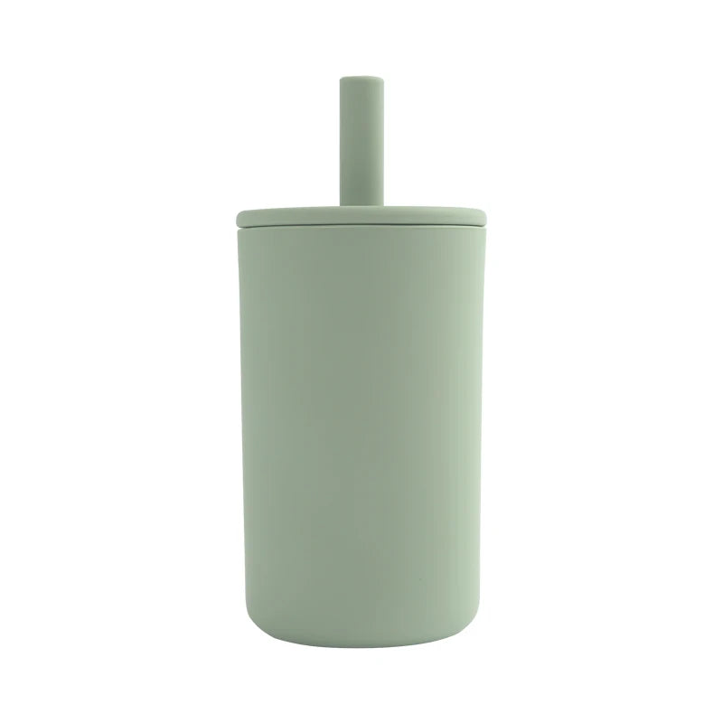 Gobelets d'apprentissage pour bébés, tasses à paille souple, biberons, vaisselle pour enfants, sans BPA, accessoires pour nouveau-nés.