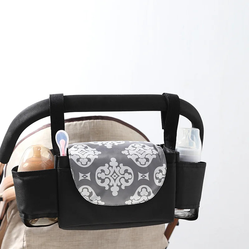 Sac de rangement suspendu pour poussette, sac à suspendre, crochet de voiture BB, accessoires pour sac de rangement pour poussette, sac suspendu pour trolley, anti-vibrations