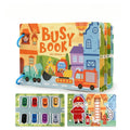 Livre d'activités Montessori pour bébé Mon premier livre d'activités Paste Early Learning Education Ty Jeu d'association de jouets pour bébés de 2 à 3 ans.