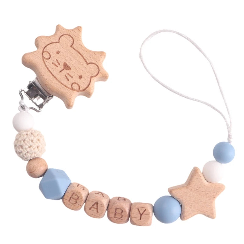 Attaches-tétines, anneaux de dentition, jouets, attaches-tétines, chaînes, accessoires pour bébés, cadeaux de naissance, personnalisés