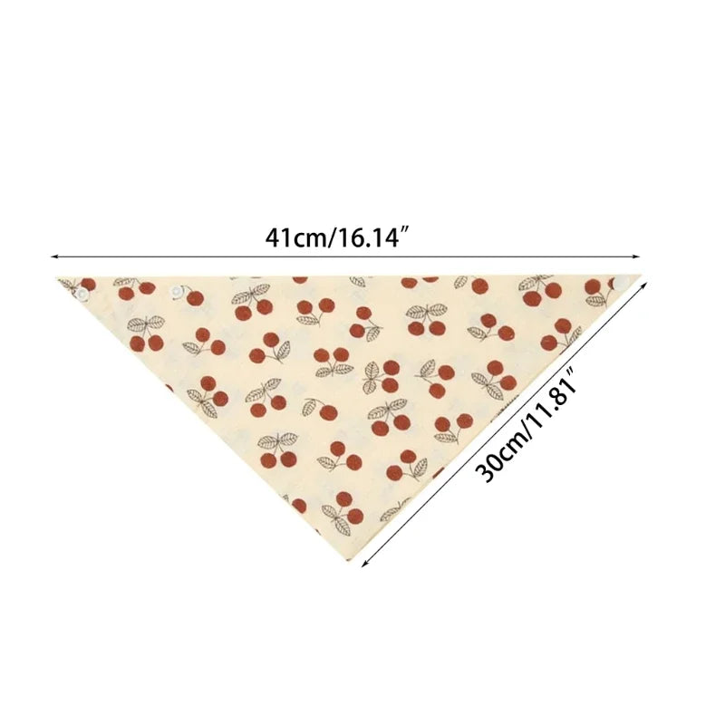 Lot de 5 bavoirs en coton pour nouveau-né, couleur unie, avec bouton, en tissu doux.