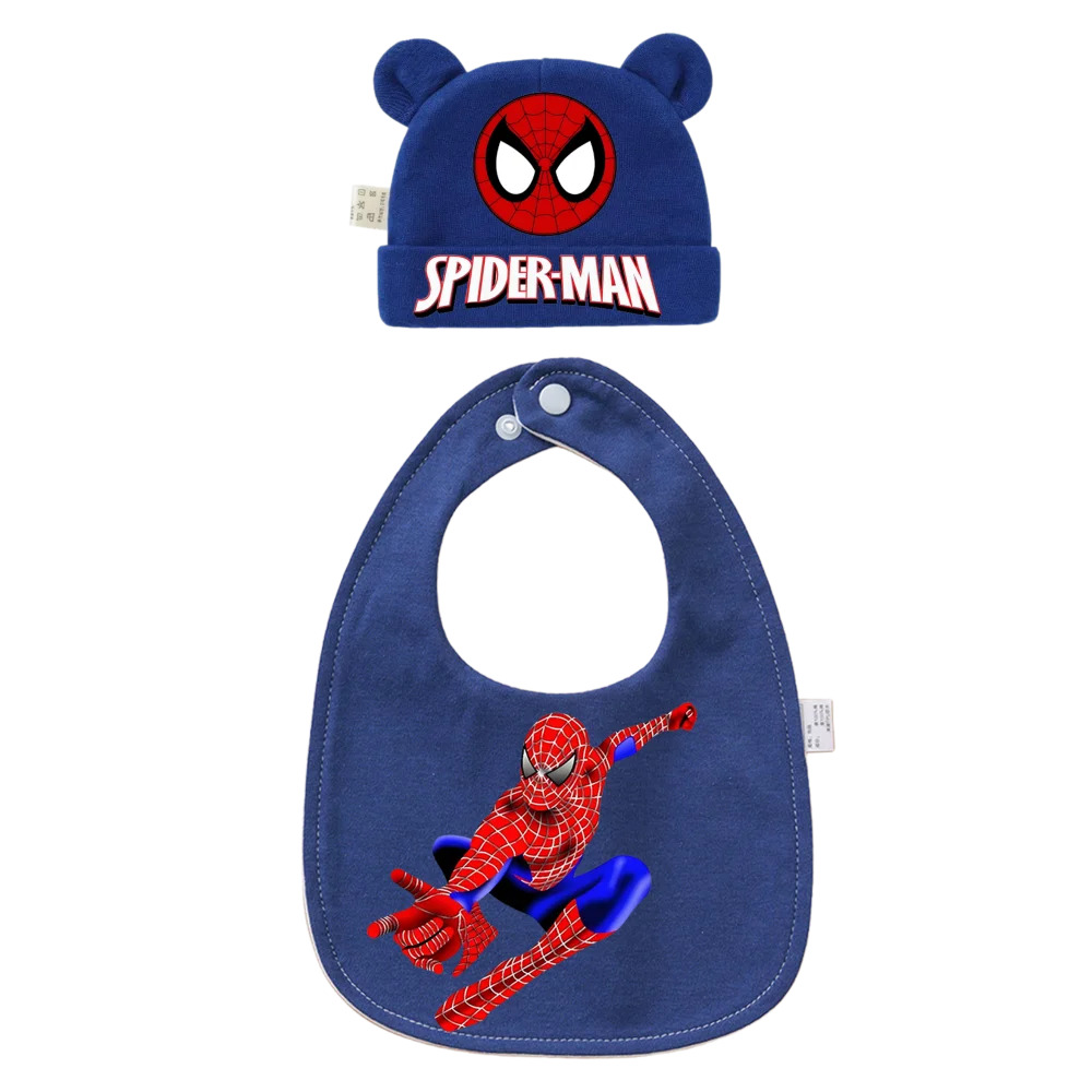 Bavoir mignon pour bébé, bonnet pour nouveau-né, accessoires de vêtements pour enfants (convient aux garçons et aux filles), foulard d'allaitement, écharpe de rot.