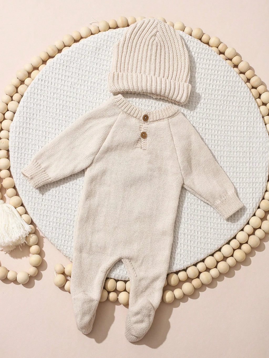 Ylsteed "Hello" Embroidery Newborn Photography Props Infant Romper Jumpsuit With Bow Hat Baby Coming Home Outfit Baby Photo-HD