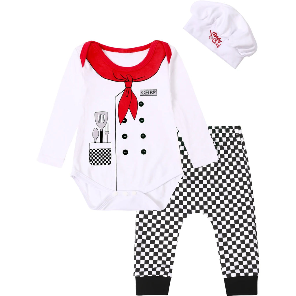 Déguisement pour bébé garçon, tenue de pompier, policier, médecin, pilote, cosplay, Halloween, carnaval et bien plus encore.